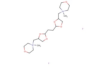 1,2-BIS(4'-MORPHOLINOMETHYL-1',3'-DIOXOLANYL-2')ETHANE DIMETHIODIDE