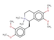 ISOQUINOLINIUM, 1-[(3,4-DIMETHOXYPHENYL)METHYL]-1,2,3,4-TETRAHYDRO-6,7-DIMETHOXY-2,2-DIMETHYL-, (1R)-