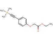 Acetic acid, 2-[4-[2-(trimethylsilyl)ethynyl]phenoxy]-, ethyl ester