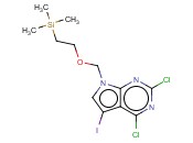 2-[(2,4-DICHLORO-5-IODO-PYRROLO[2,3-D]PYRIMIDIN-7-YL)METHOXY]ETHYL-TRIMETHYL-SILANE