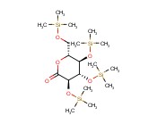 D-GLUCONIC ACID, 2,3,4,6-TETRAKIS-O-(TRIMETHYLSILYL)-, D-LACTONE