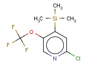 2-CHLORO-5-(TRIFLUOROMETHOXY)-4-(TRIMETHYLSILYL)PYRIDINE