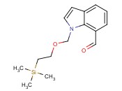 1-[[2-(Trimethylsilanyl)<span class='lighter'>ethoxy</span>)-methyl]-1H-indole-7-carboxaldehyde