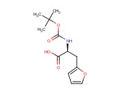 (S)-2-((tert-Butoxycarbonyl)<span class='lighter'>amino</span>)-3-(furan-2-yl)propanoic acid