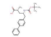 (2R,4S)-5-(BIPHENYL-4-<span class='lighter'>YL</span>)-4-[(TERT-BUTOXYCARBONYL)<span class='lighter'>AMINO</span>]-2-METHYLPENTANOIC ACID