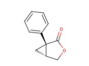(1S,5R)-rel-1-Phenyl-3-oxabicyclo[<span class='lighter'>3.1.0</span>]hexan-2-one