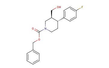 (3S,4R)-(-)-N-Benzyloxycarbonyl-4-(4'-fluorophenyl)-3-hydroxymethylpiperidine