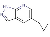 5-Cyclopropyl-1H-<span class='lighter'>pyrazolo</span>[3,4-b]<span class='lighter'>pyridine</span>