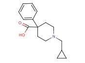 1-(CYCLOPROPYLMETHYL)-4-<span class='lighter'>PHENYLPIPERIDINE</span>-4-CARBOXYLIC ACID