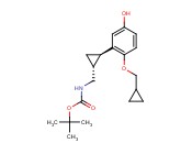 tert-butyl (((1R,2R)-2-(2-(cyclopropylmethoxy)-5-hydroxyphenyl)cyclopropyl)methyl)carbamat