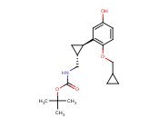 TERT-BUTYL (((1R,2R)-2-(2-(<span class='lighter'>CYCLOPROPYLMETHOXY</span>)-5-HYDROXYPHENYL)CYCLOPROPYL)METHYL)CARBAMAT