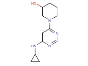 1-(6-(CYCLOPROPYL<span class='lighter'>AMINO</span>)PYRIMIDIN-4-YL)PIPERIDIN-3-<span class='lighter'>OL</span>