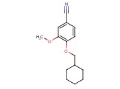 4-(CYCLOHEXYLMETHOXY)-3-<span class='lighter'>METHOXYBENZONITRILE</span>