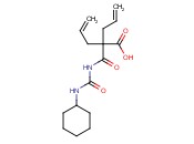 2-{[(cyclohexylcarbamoyl)amino]carbonyl}-2-(<span class='lighter'>prop-2-en-1-yl</span>)pent-4-enoic acid