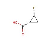 (1R,<span class='lighter'>2R</span>)-(-)-CIS-2-FLUOROCYCLOPROPANECARBOXYLIC ACID