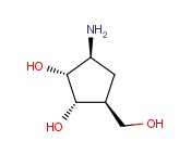 (1S,2R,3S,4S)-2,3-DIHYDROXY-4-(HYDROXYMETHYL)-1-<span class='lighter'>AMINO</span>CYCLOPENTANE