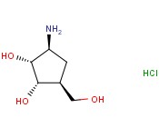 (1S,2R,3S,4S)-2,3-DIHYDROXY-4-(HYDROXYMETHYL)-1-AMINOCYCLOPENTANE HYDROCHLORIDE