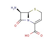 7-氨基-3-<span class='lighter'>无</span>-3-头孢环-4-羧酸