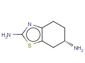 <span class='lighter'>2,6-BENZOTHIAZOLEDIAMINE</span>, <span class='lighter'>4,5,6,7-TETRAHYDRO</span>-, (6S)-