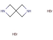 2,6-二氮杂螺[3.3]庚烷，<span class='lighter'>氢溴酸盐</span>（1:2）