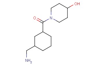 1-[3-(AMINOMETHYL)CYCLOHEXANECARBONYL]PIPERIDIN-4-OL