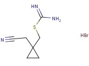 1-(ISOTHIURONIUM-METHYL)-CYCLOPROPANEACETONITRILE, <span class='lighter'>HYDROBROMIDE</span>