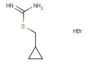 [(CYCLOPROPYLMETHYL)SULFANYL]METHANIMIDAMIDE <span class='lighter'>HYDROBROMIDE</span>