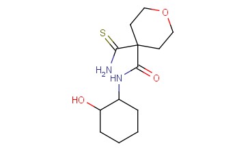 4-CARBAMOTHIOYL-N-(2-HYDROXYCYCLOHEXYL)OXANE-4-CARBOXAMIDE