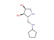 3,4-<span class='lighter'>吡咯烷</span>二醇,2-[(环戊基氨基)<span class='lighter'>甲基</span>]-,(2R,3R,4S)-