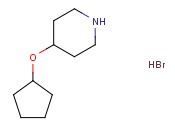 4-(CYCLOPENTYLOXY)PIPERIDINE <span class='lighter'>HYDROBROMIDE</span>