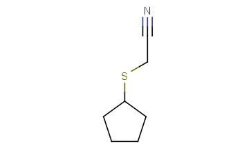 2-(CYCLOPENTYLSULFANYL)<span class='lighter'>ACETONITRILE</span>