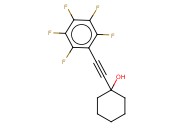 <span class='lighter'>CYCLOHEXANOL</span>, 1-[(PENTAFLUOROPHENYL)<span class='lighter'>ETHYNYL</span>]-