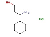 3-<span class='lighter'>AMINO</span>-3-CYCLOHEXYL-PROPAN-1-OL <span class='lighter'>HYDROCHLORIDE</span>