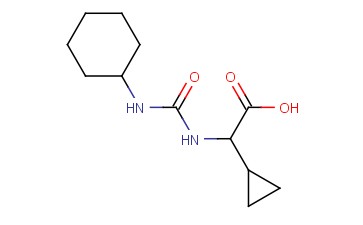 2-[(CYCLOHEXYLCARBAMOYL)AMINO]-2-CYCLOPROPYLACETIC ACID
