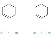 二-?m-连二<span class='lighter'>氯</span>双(环己烯)二<span class='lighter'>铂</span>(II)