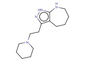 1,4,5,6,7,8-HEXAHYDRO-3-[2-(1-PIPERIDINYL)ETHYL]-PYRAZOLO[3,4-B]AZEPINE