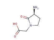 1-PYRROLIDINEACETIC ACID, 3-AMINO-2-OXO-, (3S)-