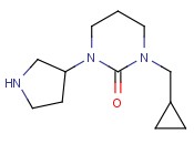 1-(CYCLOPROPYLMETHYL)-3-(PYRROLIDIN-3-YL)TETRAHYDROPYRIMIDIN-2(1H)-ONE
