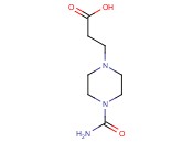 3-(4-<span class='lighter'>氨基</span><span class='lighter'>甲</span><span class='lighter'>酰</span><span class='lighter'>基</span>哌嗪-1-<span class='lighter'>基</span>)丙酸