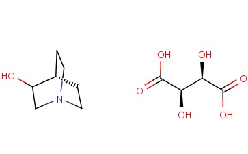 QUINUCLIDIN-3-YL ACETATE (2R,3R)-2,3-DIHYDROXYSUCCINATE