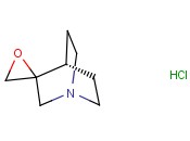 <span class='lighter'>SPIRO</span>[1-AZABICYCLO[2.2.2]OCTANE-3,2'-OXIRANE] <span class='lighter'>HYDROCHLORIDE</span>