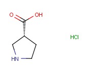 R-PYRROLIDINE-3-<span class='lighter'>CARBOXYLIC</span> ACID-HCL
