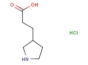 3-(pyrrolidin-3-yl)propanoic acid hydrochloride