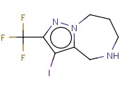 2-(TRIFLUOROMETHYL)-5,6,7,8-TETRAHYDRO-3-IODO-4H-PYRAZOLO[1,5-A][1,4]DIAZEPINE
