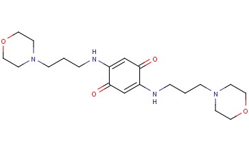 2,5-BIS((3-MORPHOLINOPROPYL)AMINO)-P-BENZOQUINONE