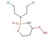 2-[BIS(2-CHLOROETHYL)AMINO]TETRAHYDRO-2-OXIDO-2H-1,3,2-OXAZAPHOSPHORIN-4-YL <span class='lighter'>HYDROPEROXIDE</span>