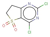2,4-Dichloro-6,7-dihydrothieno[<span class='lighter'>3,2-D</span>]<span class='lighter'>pyrimidine</span> 5,5-dioxide