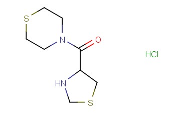 4-[(1,3-THIAZOLIDIN-4-YL)CARBONYL]THIOMORPHOLINE HYDROCHLORIDE