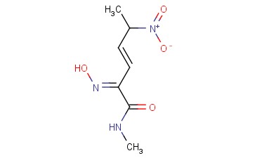 (+/-)-(E)-甲基-2-[(E)-异亚硝基]-5硝基-3-六烯酰胺