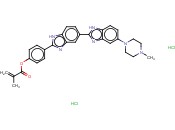 2'-(4-METHACRYLOXYPHENYL)-5-(4-METHYL-1-PIPER-AZINYL)-2,5'-BIBENZIMIDAZOLYL TRIHYDROCHLORIDE